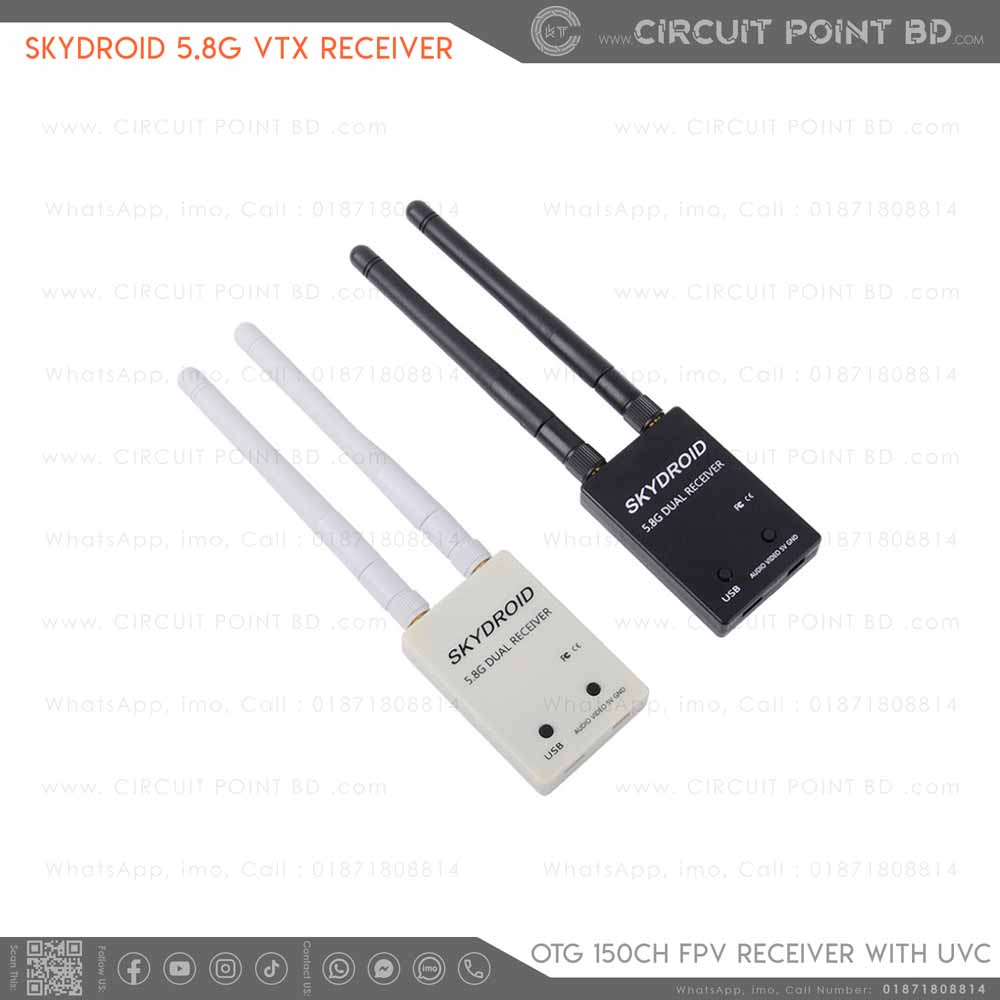 SpeedyFPV 5.8GHz UVC Receiver For Phone/Tablet/PC – 150CH USB OTG (Micro-USB)